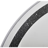 XORA STENSKO OGLEDALO, 80/80/2,2 cm steklo, leseni material | Shoptok.si