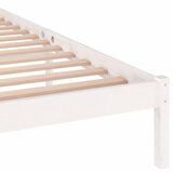  Okvir za krevet od masivne borovine 200 x 200 cm bijeli | Eponuda.ba