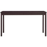  7-dijelni blagovaonski set od borovine tamnosmeđi | shoptok.hr