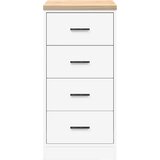  Garažni ormar za odlaganje bijeli 40x51x85 cm masivne borovine | shoptok.hr