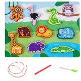  Drveni puzzle magneti nanižu životinje koje se isprepliću | shoptok.hr