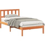  Krevetna konstrukcija s uzglavljem Voštano smeđa 80 x 200 cm | shoptok.hr