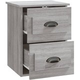  Zidni noćni ormarići 2 kom Boja sivog hrasta sonome 41,5x36x53 | Eponuda.com