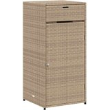 Vrtni ormarić za pohranu bež 55x55x111 cm od poliratana | Eponuda.ba