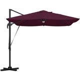  Suncobran S LED lampica Bordeaux Crvena 351 x 250 x 253 cm | shoptok.hr