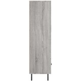 vidaXL Visoka komoda siva boja hrasta 69 5x31x115 cm konstruirano drvo | shoptok.hr