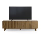 Marckeric Krem/u prirodnoj boji TV komoda od masivnog bora 180x50x43 cm Marlo – | shoptok.hr