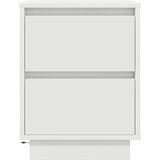 Noćni ormarići s LED svjetlima 2 kom bijeli 38x34x50 cm | shoptok.hr