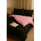 Mila Home Črna/rožnata enojna/podaljšana posteljnina z rjuho/3-delna 160x220 cm Classic – | Shoptok.si
