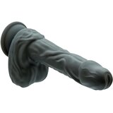 Naked Addiction - rotacijski-push realistični vibrator (crni) | shoptok.hr