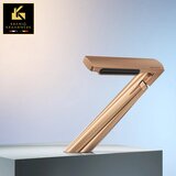 Kranig Kraanwerk pipa za umivalnik in fontano | veliki z | minimalizem | zlato črno bela kromirana kovina iz nerjavečega jekla, (21731903) | Shoptok.si
