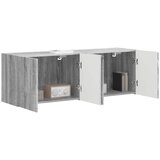 TV zidni ormar Zidne 2 pcs Siva Sonoma 59,5 x 31 x 40 cm | shoptok.hr