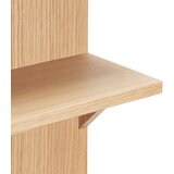 Hübsch Polica s više razina u dekoru hrasta u prirodnoj boji 40 cm Straight – | shoptok.hr