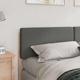  Tapecirani uzglavlje s uzglavljem Smeđa i svijetlosiva 180 cm | shoptok.hr
