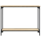  Konzolni stol boja hrasta 101x30,5x75 cm konstruirano drvo | shoptok.hr