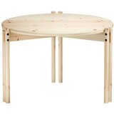 Karup Design Okrogla mizica iz masivnega bora v naravni barvi ø 60 cm Sticks – Cene