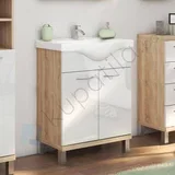 Kupatilski ormarić 55cm hrast sonoma/bijela SENEX CETINA