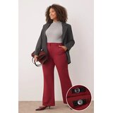 Trendyol Ženske pantalone Tbbaw26Ar00010, Bordo Cene