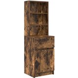 vidaXL Noćni ormarić boja hrasta 39x35x125 cm od konstruiranog drva | shoptok.hr