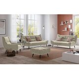XORA 2-SED, krem barve tekstil | Shoptok.si