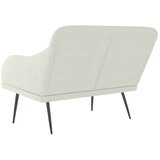  Klupa krem 110 x 76 x 80 cm baršunasta | shoptok.hr