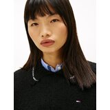 Tommy Jeans Pulover svijetlosiva / crna / bijela | shoptok.hr