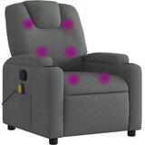 Maison Chic masažni naslanjač - Relax naslanjač temno sivo blago, (22134554) | Shoptok.si