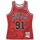 Mitchell And Ness dennis rodman 91 chicago bulls 1997-98 asian heritage 6.0 fashion swingman dres | Shoptok.si