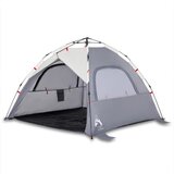  The Living Store Šotor za plažo za 3 osebe siv za hitro postavitev vodoodporen - Šotor Za Plažo, (21487684) | Shoptok.si