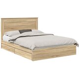  Krevet s od storage Sonoma hrast 140 x 200 cm Konstruirano drvo | shoptok.hr