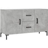 Maison Chic Komoda - Predalnik betonsko siva 100x36x60 cm inženirski les, (21720995) | Shoptok.si