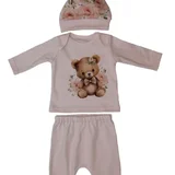 komplet 3/1 Keti, roze