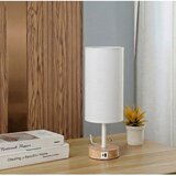  Brilagi - Stona lampa sa USB portom TABLON 1xE27/25W/230V hrast/bela | Eponuda.com