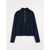 Sinsay Half-zip trenirka s viskozom Slike