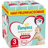 Pampers hlačne pleničke premium, vel. 3, 6- 11kg, 144 pleničk | Shoptok.si