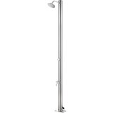  Vrtni tuš z rjavim podstavkom 220 cm nerjaveče jeklo, (21394839) | Shoptok.si