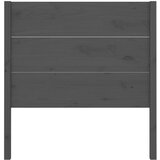  Uzglavlje sivo 81 x 4 x 100 cm od masivne borovine | shoptok.hr