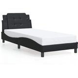  Okvir za krevet bez madraca Zadar crni 100x200 cm od umjetne kože | shoptok.hr