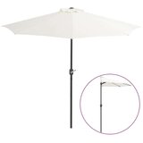  Senčnik z aluminijastim drogom 270x144 cm peščen, (20609732) | Shoptok.si