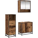  Set namještaja za kupaonicu 3 kom. Staro drvo 65 x 33 x 60 cm | shoptok.hr