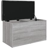  Klupa za cipele siva boja hrasta 82x42x45 cm konstruirano drvo | shoptok.hr