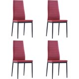 vidaXL petodijelni blagovaonski set crvena boja vina | shoptok.hr