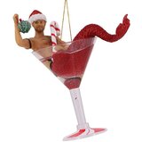 Dardanar Letalo z obeskom za božično drevo z ornamentom Murloc (kozarec za vino), (21086156) Cene