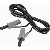 Voltcraft Visokofleksibilni varnostni merilni kabel [lamelni vtič 4 mm - lamelni vtič 4 mm] 2 m črne barve MSB-501 10 A, (20422625) Cene