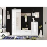 XORA PREDSOBA bela, barve hrasta | Shoptok.si