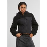 Urban Classics Women's jacket Sherpa Crinkle Nylon Mix black/black | ePonuda.com