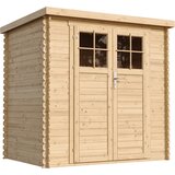 Timbela Lesena vrtna lopa - 204x142xH200 cm/2.22 m2 - Vrtna hiša Z vrati na zaklepanje, brez podov - M311F, (21823622) Cene