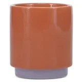 Narančasta/ljubičasta šalica od kamenine 130 ml Duo –