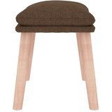  Tabure smeđi 45 x 29,5 x 35 cm od tkanine | shoptok.hr