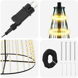  LED božićno drvce 385 cm 1148 LED lampica Topla bijela Željezo | shoptok.hr